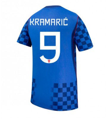 Kroatien Andrej Kramaric #9 Udebanetrøje VM 2026 Kortærmet